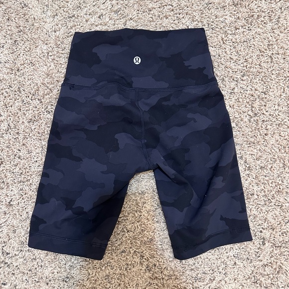 camo Lululemon biker shorts - Picture 1 of 5